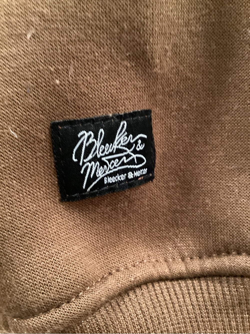 Born With A Silver Spoon Brown Graphic Bear Crewneck Sweatshirt - Picture 4 of 4